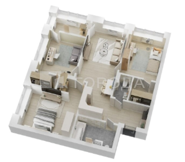 
  Продается 3-комн. квартира 84.83 м². Фото 15.