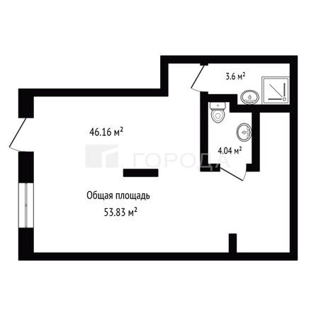 
  Продается универсальное помещение 53.83 м². Фото 3.