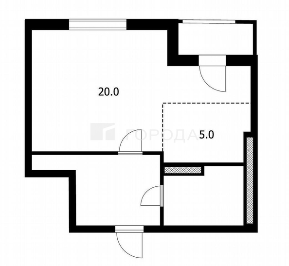 
  Продается студия 30.2 м², в ЖК Дежнёв, дом 4. Фото 21.