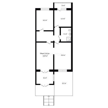 
  Продается офис 110.9 м², в ЖК АТОМ. Фото 2.