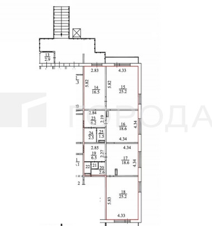 
  Сдается торговая площадь 132.9 м². Фото 17.