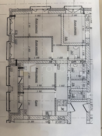 
  Продается 3-комн. квартира 77 м², в ЖК Красный проспект, дом 4. Фото 36.