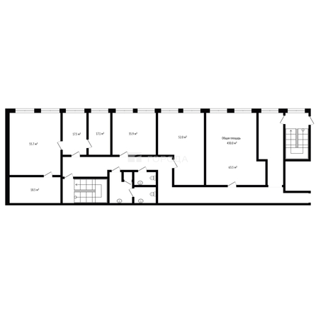 
  Сдается офис 430 м². Фото 33.