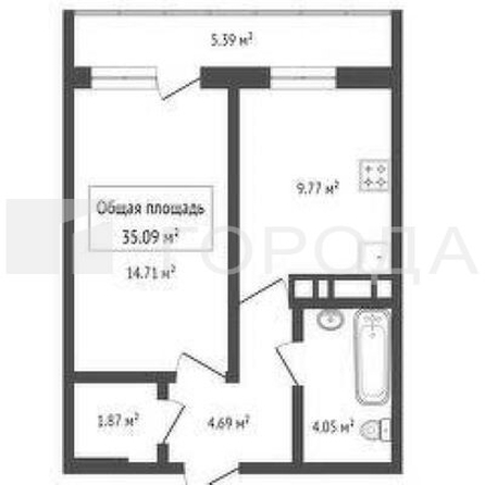 
  Продается 1-комн. квартира 40.5 м². Фото 16.