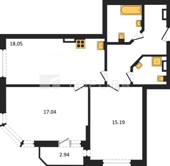 
  Продается 3-комн. квартира 72 м². Фото 1.