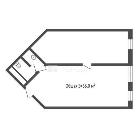 
  Продается универсальное помещение 63 м². Фото 10.