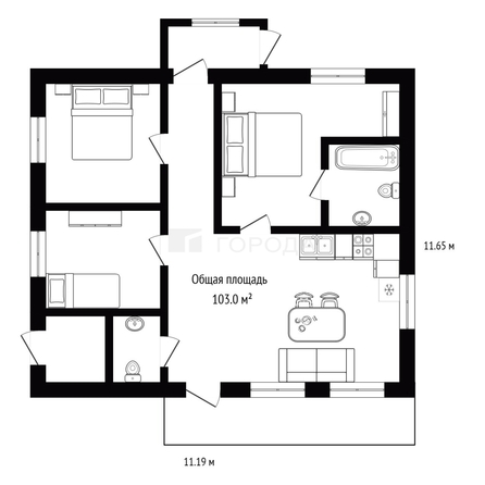 
  Продается дом 103 м². Фото 37.