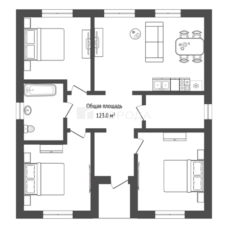 
  Продается коттедж 123 м². Фото 18.