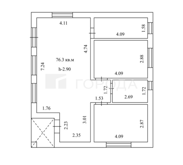 
  Продается дом 80 м². Фото 27.