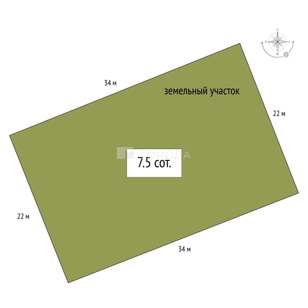 
  Продается земельный участок 7.5 соток, в КП Приморье. Фото 5.
