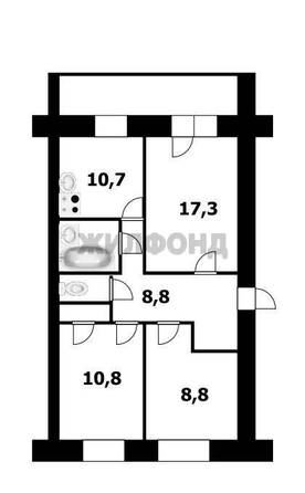 
  Продается 3-комн. квартира 65.6 м². Фото 15.