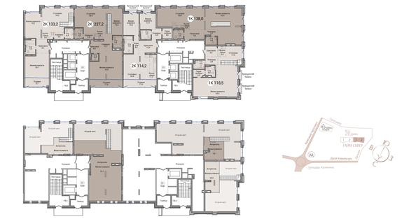 
  Продается 4-комн. квартира 114.2 м², в ЖК Тайм Сквер. Фото 19.