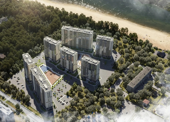 
  Продается студия 33.8 м², в ЖК Квартал Сосновый бор, дом 1. Фото 3.