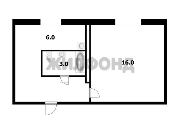 
  Продается 1-комн. квартира 29.1 м². Фото 9.