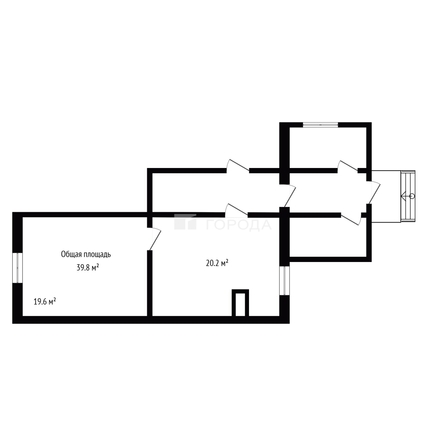 
  Продается 1-комн. квартира 39.8 м². Фото 2.
