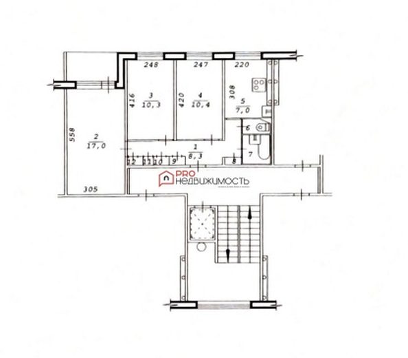 
  Продается 3-комн. квартира 57.8 м². Фото 18.