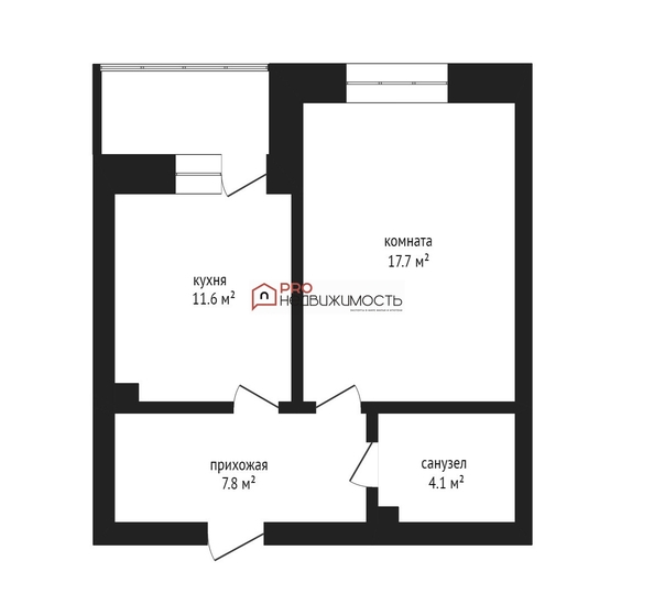 
  Продается 1-комн. квартира 41 м². Фото 2.