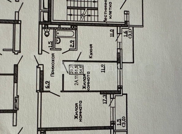 
  Продается 2-комн. квартира 50.9 м², в ЖК Новые Матрешки, дом 1 б/с 4. Фото 16.