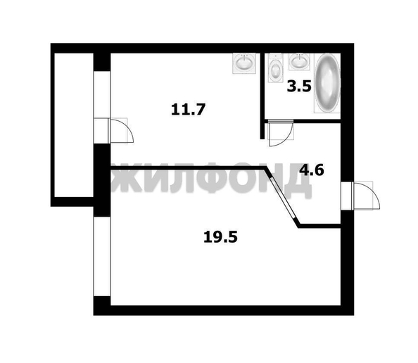 
  Продается 1-комн. квартира 39.3 м². Фото 9.