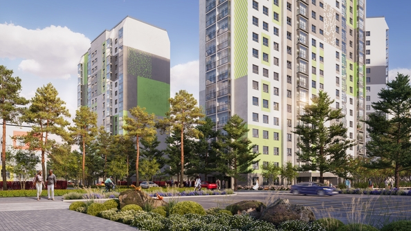 
  Продается 2-комн. квартира 54.1 м², в ЖК Эко-квартал на Кедровой, д 3 сек 2. Фото 4.