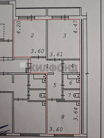 
  Продается 2-комн. квартира 61.9 м². Фото 13.