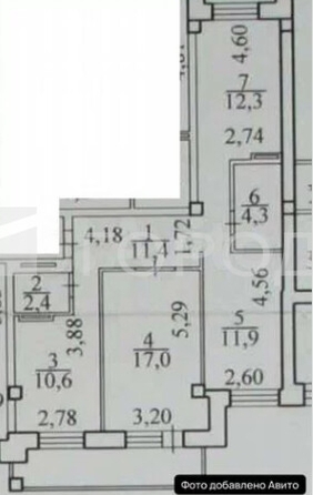 
  Продается 3-комн. квартира 70 м². Фото 1.