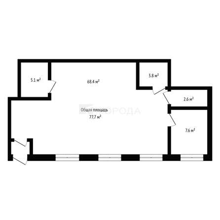 
  Сдается офис 77.7 м². Фото 1.
