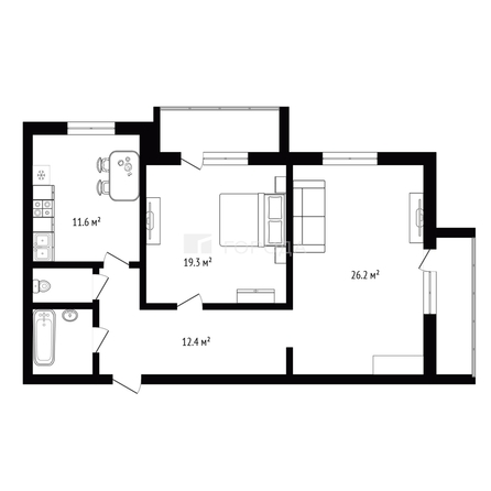 
  Продается комната 20 м². Фото 2.