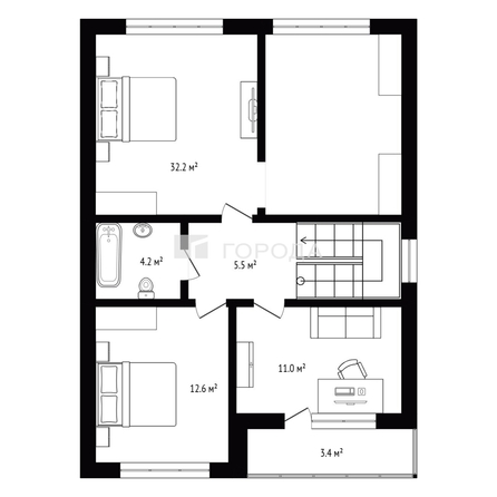 
  Продается коттедж 148.8 м², в КП Сибирские просторы. Фото 10.