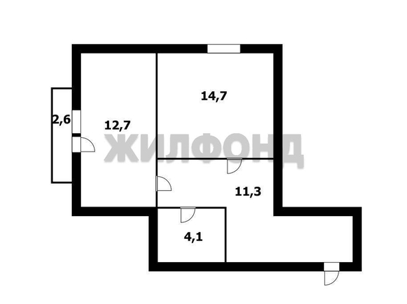 
  Продается 1-комн. квартира 42.4 м². Фото 10.