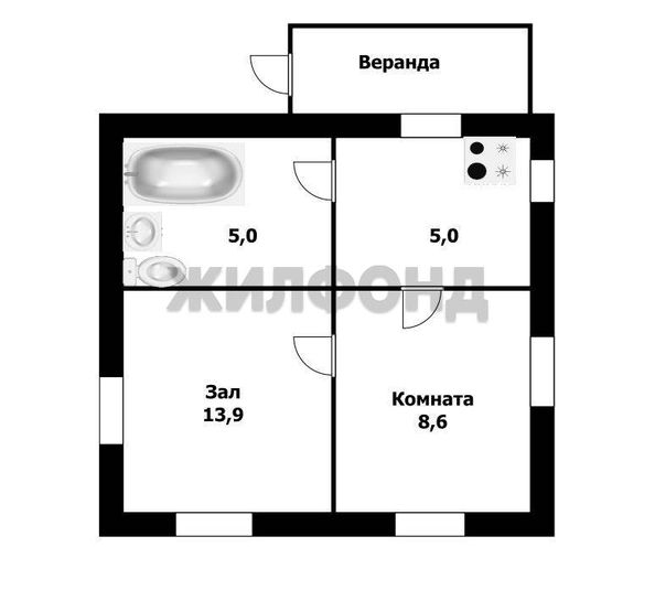 
  Продается дом 37.6 м². Фото 11.