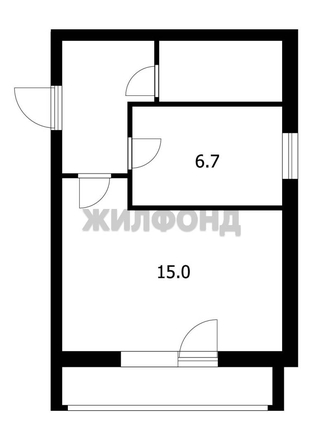 
  Продается 1-комн. квартира 29.7 м². Фото 10.