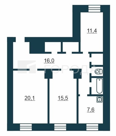 
  Продается 3-комн. квартира 79.6 м². Фото 36.