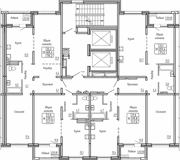 
  Продается 1-комн. квартира 41.3 м², в ЖК Самоцветы, Бирюза дом 1. Фото 1.