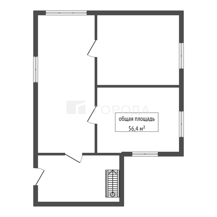 
  Продается коттедж 56.4 м². Фото 11.