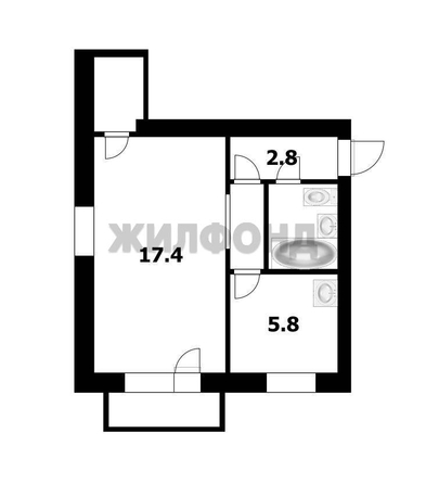 
  Продается 1-комн. квартира 32.6 м². Фото 20.