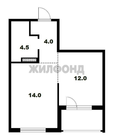 
  Продается 1-комн. квартира 34.2 м². Фото 14.