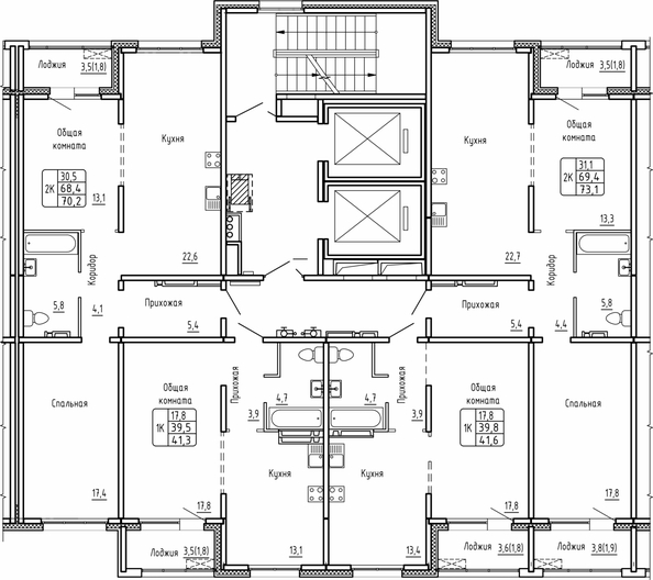 
  Продается 1-комн. квартира 41.6 м², в ЖК Самоцветы, Бирюза дом 1. Фото 1.