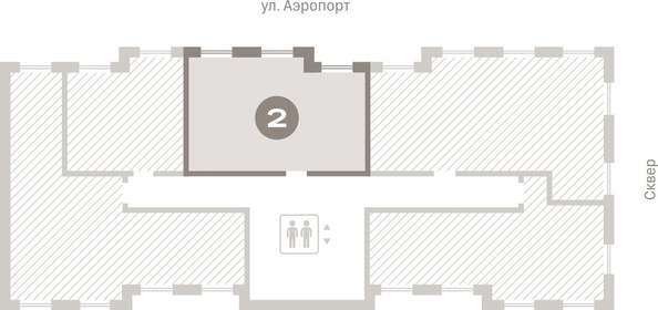 
  Продается 2-комн. квартира 63.77 м², в ЖК Авиатор, дом 3. Фото 2.