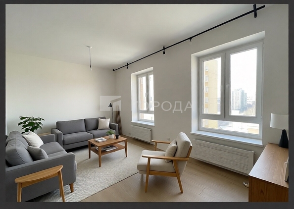 
  Продается 2-комн. квартира 57 м². Фото 1.
