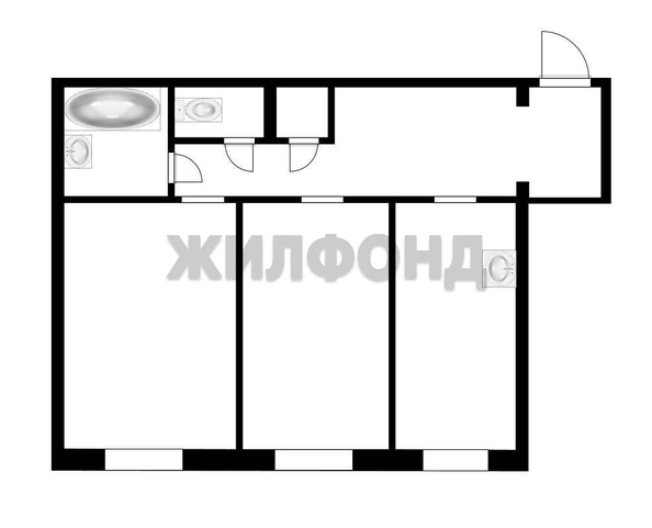 
  Продается 2-комн. квартира 56.9 м². Фото 18.