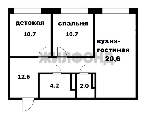 
  Продается 3-комн. квартира 60.8 м², в ЖК Европейский берег, дом 23. Фото 34.