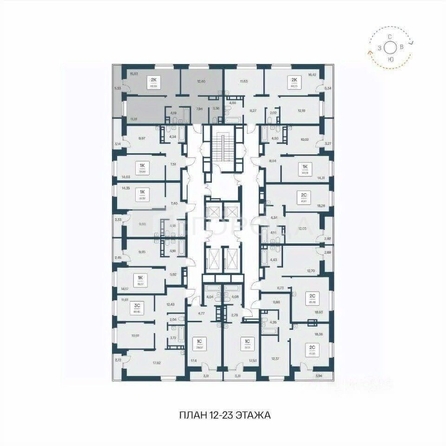 
  Продается 2-комн. квартира 55.6 м², в ЖК Квартал на Игарской, дом 1 мон. Фото 22.