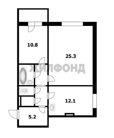 
  Продается 2-комн. квартира 63.4 м². Фото 21.