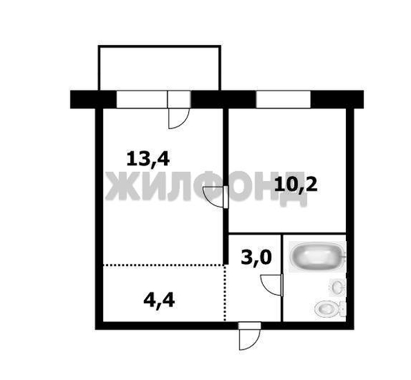 
  Продается 2-комн. квартира 35.1 м², в ЖК На Герцена, дом 1. Фото 16.