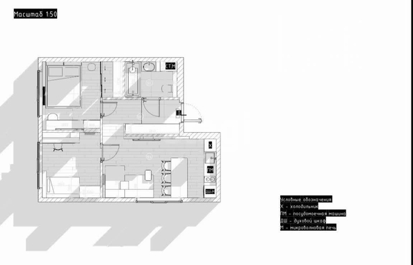 
  Продается 2-комн. квартира 46.8 м², в ЖК Новый Кедровый, дом 1. Фото 16.