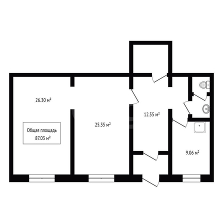 
  Сдается универсальное помещение 87.03 м². Фото 1.