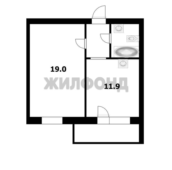 
  Продается 1-комн. квартира 37.6 м². Фото 14.