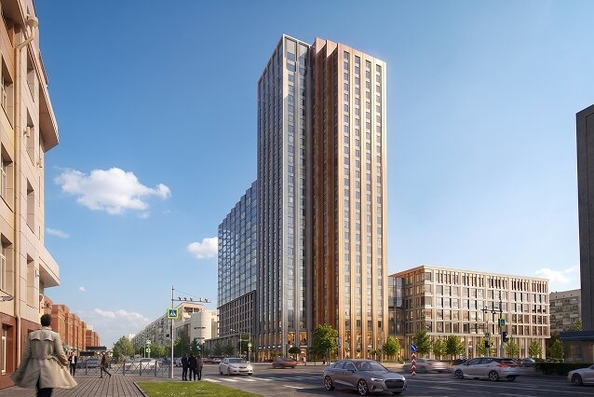
  Продается студия 24.4 м², в ЖК Первый, сек 1-3. Фото 1.