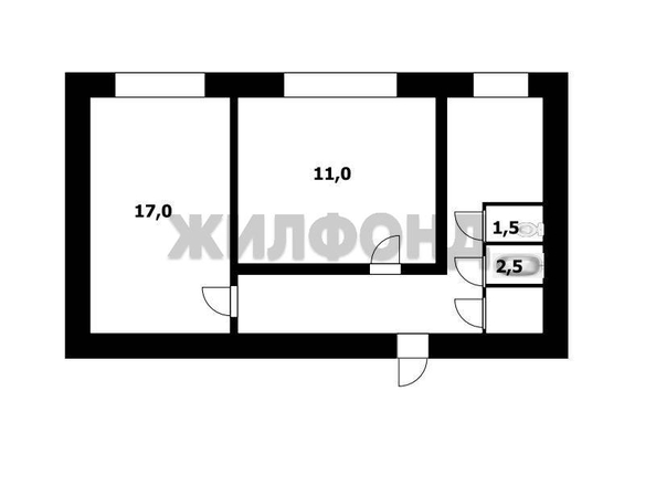 
  Продается 2-комн. квартира 43.7 м². Фото 6.